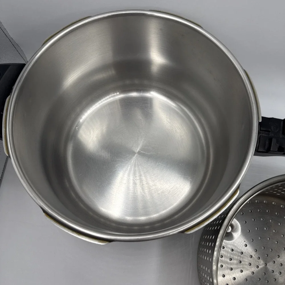 Fagor Rapid Xpress Pressure Cooker 8 + 4 Liters Induction Stainless Steel Basket
